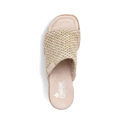 Rieker Women'S Mules Sand Beige