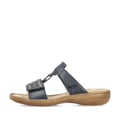 Rieker Women'S Mules Steel Blue