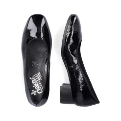 Rieker Women'S Pumps Glossy Black