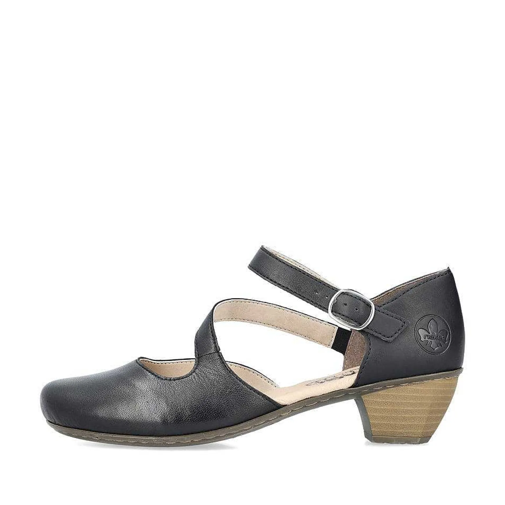 Rieker Women'S Pumps Glossy Black