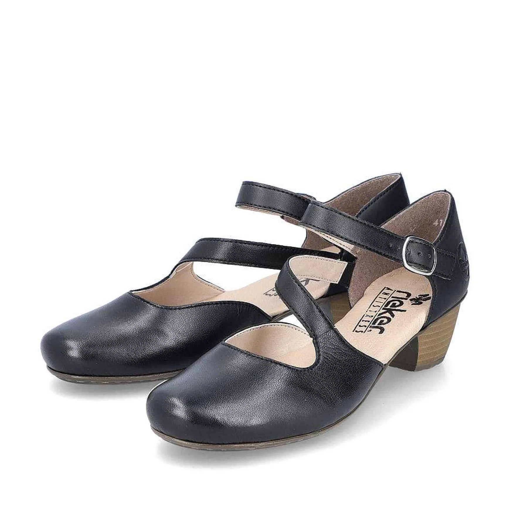 Rieker Women'S Pumps Glossy Black