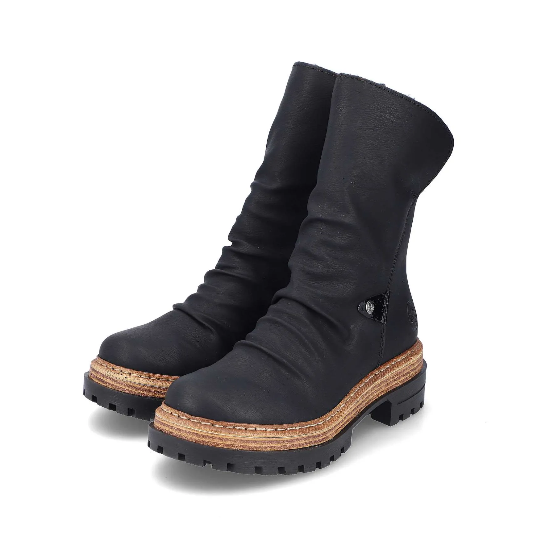 Rieker Women'S Short Boots Asphalt Black
