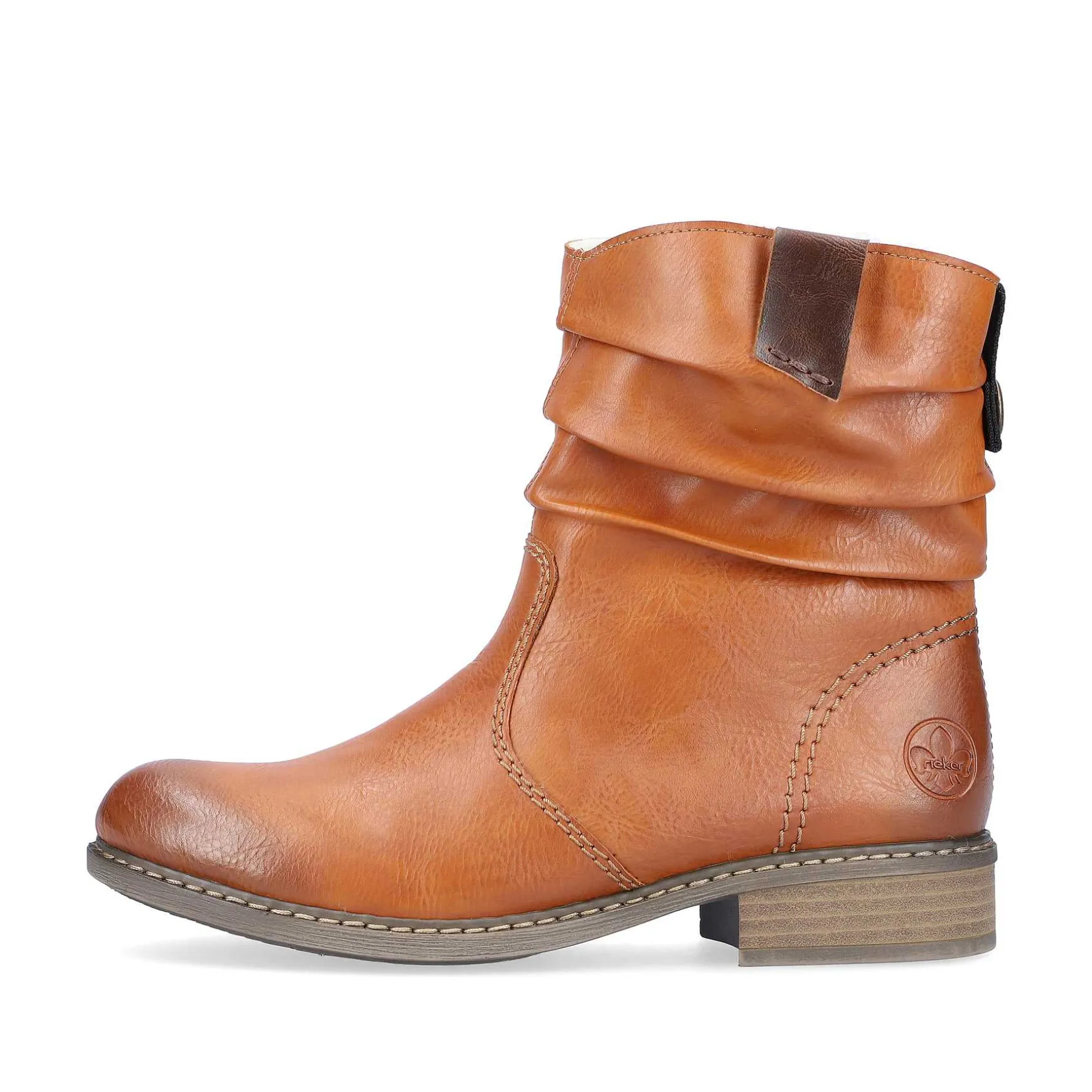 Rieker Women'S Short Boots Caramel Brown