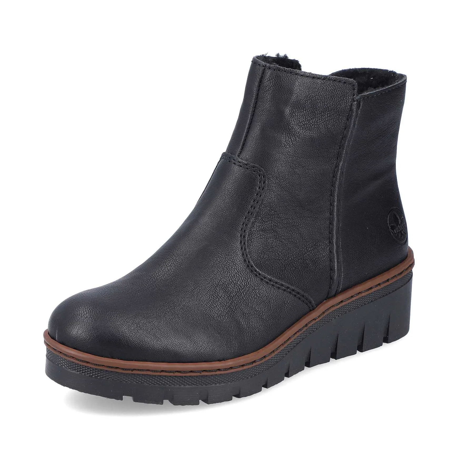 Rieker Women'S Short Boots Graphite Black