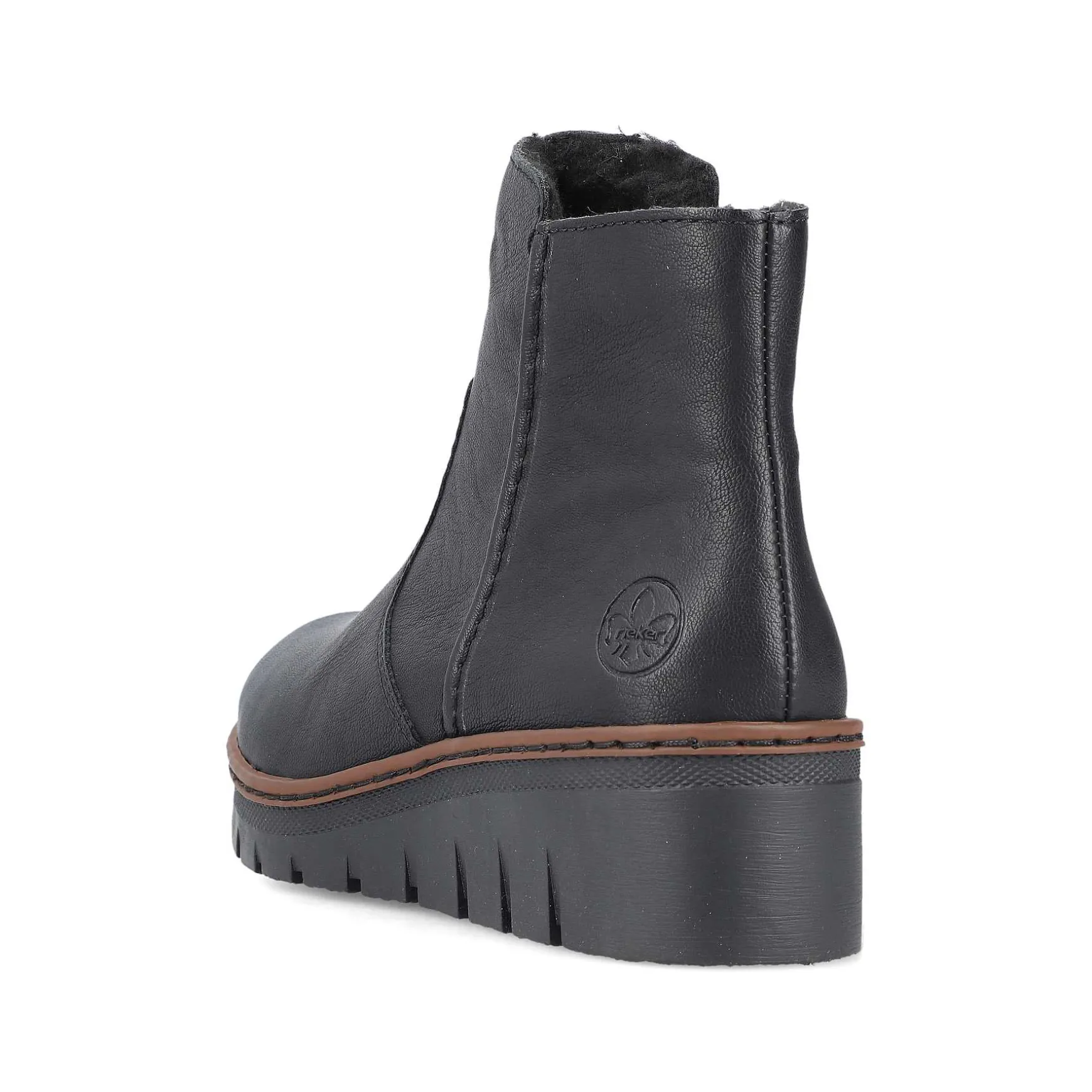 Rieker Women'S Short Boots Graphite Black