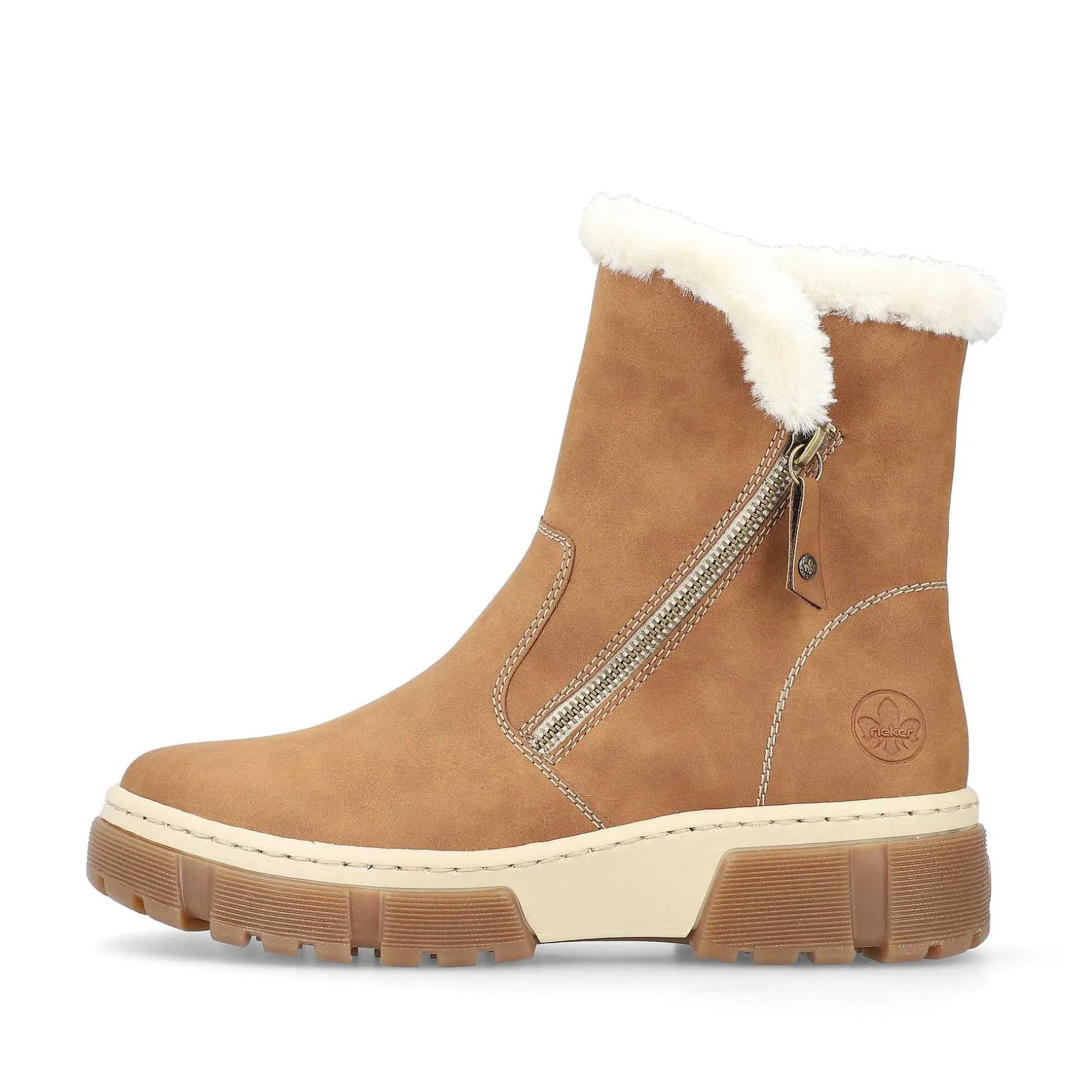 Rieker Women'S Short Boots Nougat Brown