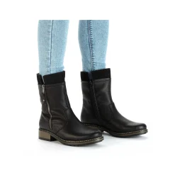 Rieker Women'S Short Boots Jet Black