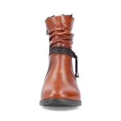 Rieker Women'S Short Boots Chestnut Brown