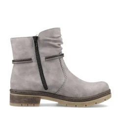 Rieker Women'S Short Boots Silver Gray