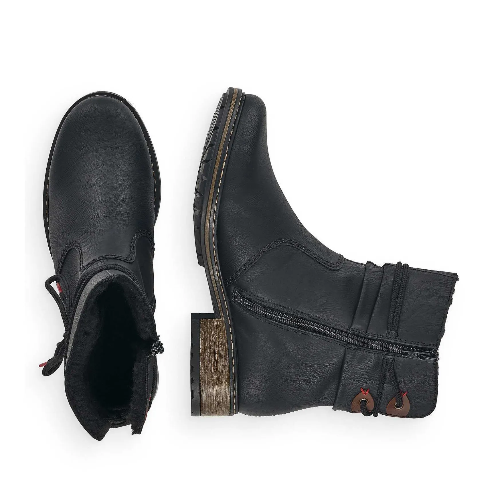 Rieker Women'S Short Boots Jet Black