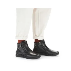 Rieker Women'S Short Boots Glossy Black