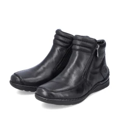 Rieker Women'S Short Boots Glossy Black