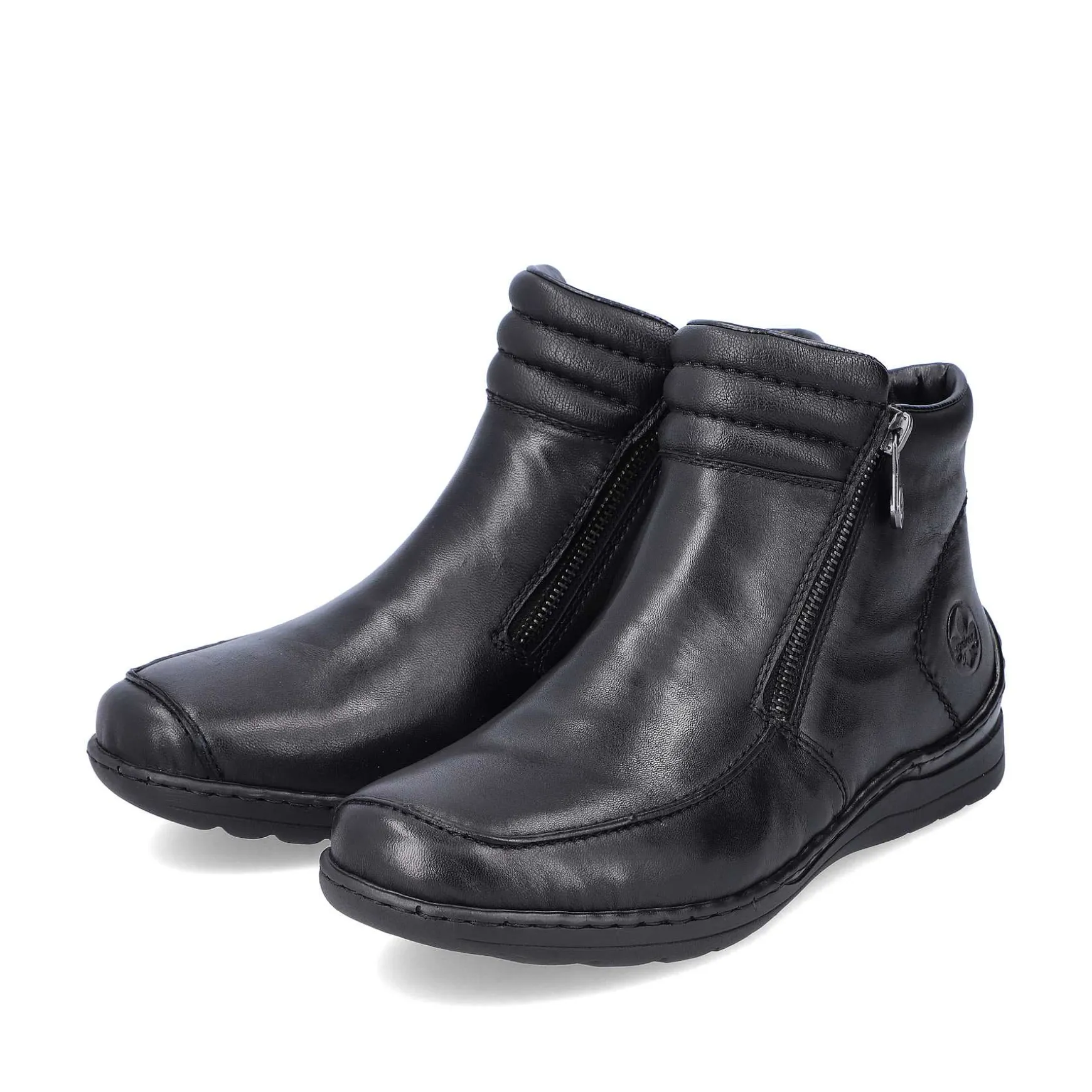 Rieker Women'S Short Boots Glossy Black