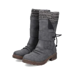 Rieker Women'S Short Boots Anthracite