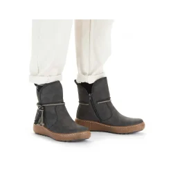 Rieker Women'S Short Boots Granite Gray