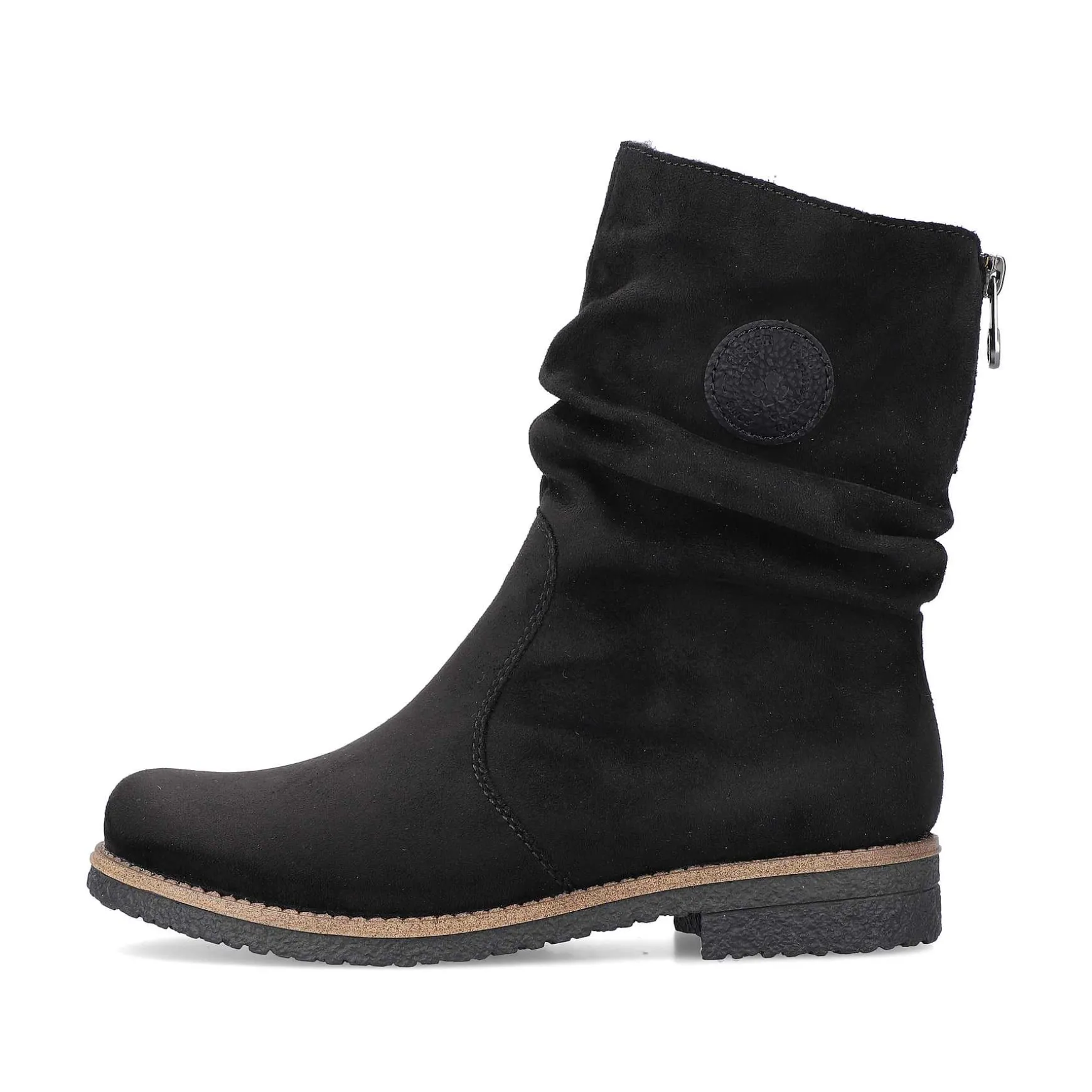 Rieker Women'S Short Boots Graphite Black