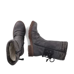 Rieker Women'S Short Boots Granite Gray