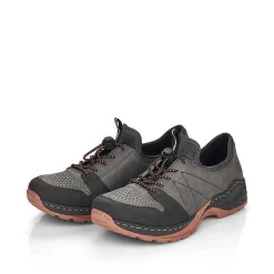Rieker Women'S Slippers Asphalt Gray