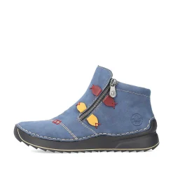 Rieker Women'S Slippers Blue Gray