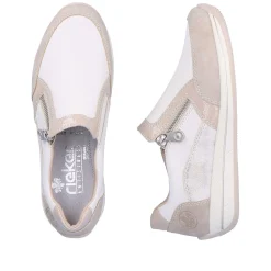Rieker Women'S Slippers Cream White