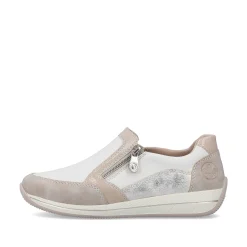Rieker Women'S Slippers Cream White