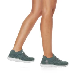 Rieker Women'S Slippers Green Blue
