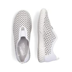 Rieker Women'S Slippers Gray White