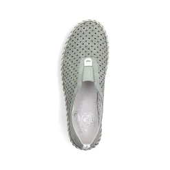 Rieker Women'S Slippers Khaki Green