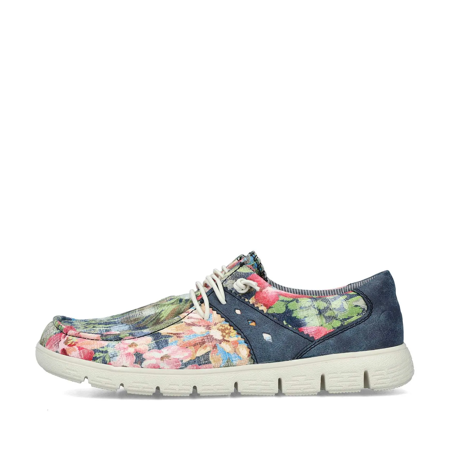Rieker Women'S Slippers Multi-Denim Blue