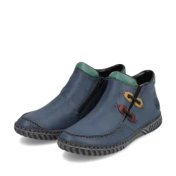 Rieker Women'S Slippers Pacific Blue