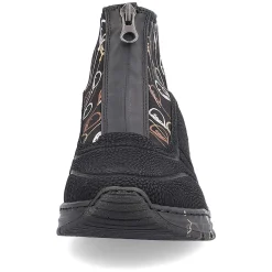 Rieker Women'S Sneaker High Urban Black