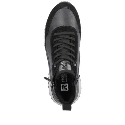Rieker Women'S Sneaker High Steel Black