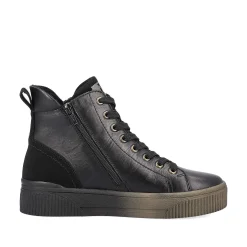 Rieker Women'S Sneaker High Urban Black