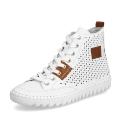 Rieker Women'S Sneaker High Brilliant White
