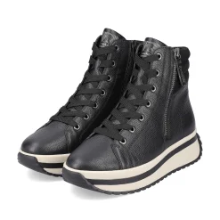 Rieker Women'S Sneaker High Steel Black