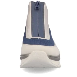 Rieker Women'S Sneaker High Light Beige-Denim Blue
