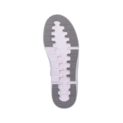 Rieker Women'S Sneaker High Swan-White Arctic-Grey Zebra