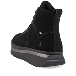 Rieker Women'S Sneaker High Deep Black