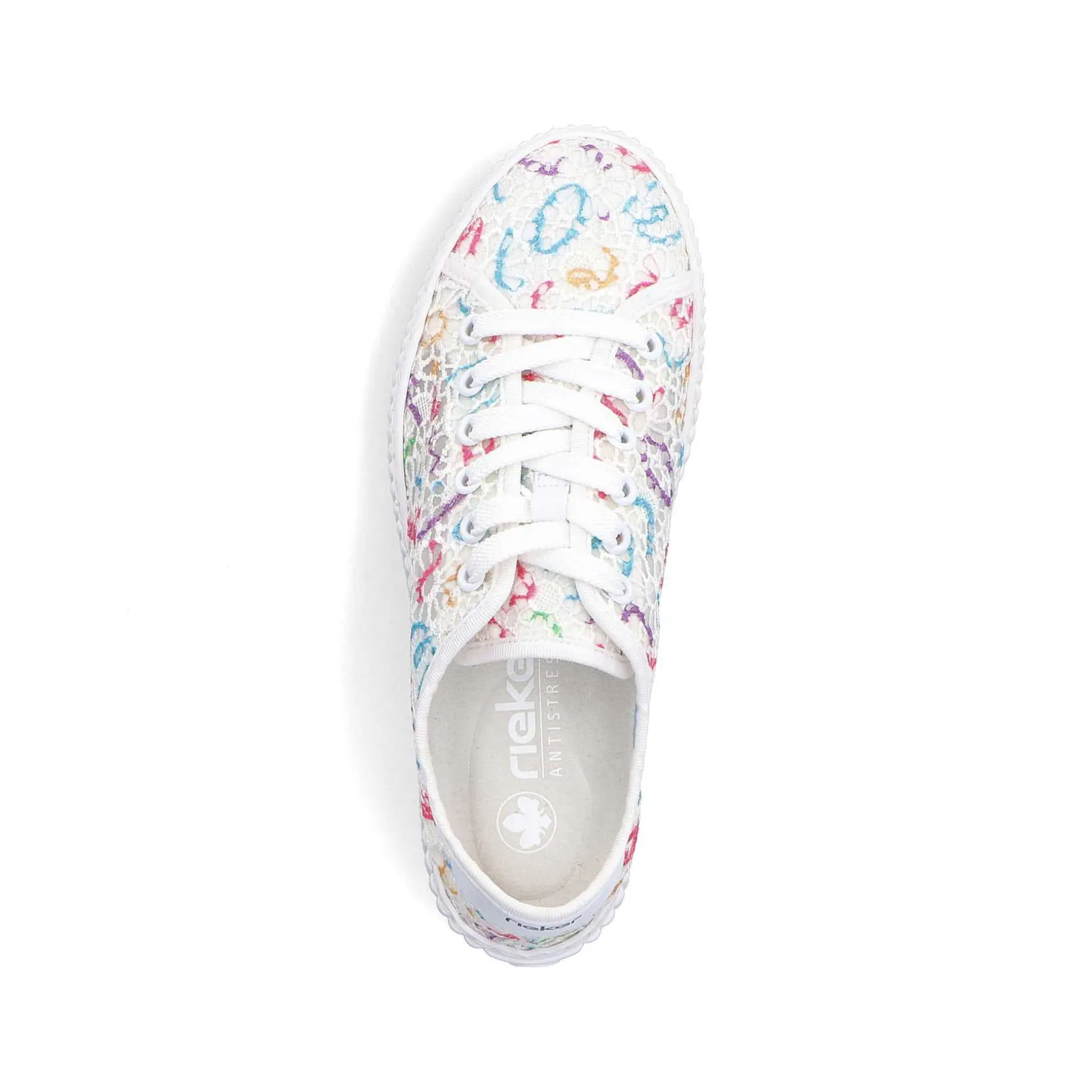 Rieker Women'S Sneaker Low Multi-Snow White