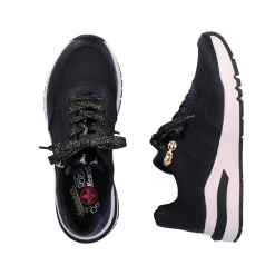 Rieker Women'S Sneaker Low Night Black