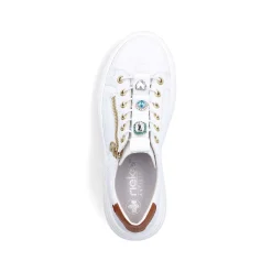 Rieker Women'S Sneaker Low Snow White