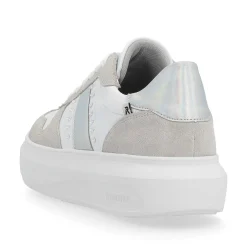 Rieker Women'S Sneaker Low Clear-White Dust-Grey