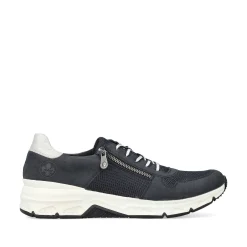 Rieker Women'S Sneaker Low Steel Blue