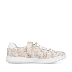 Rieker Women'S Sneaker Low Multi-Pure White