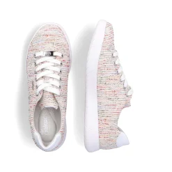 Rieker Women'S Sneaker Low Multi-Pure White