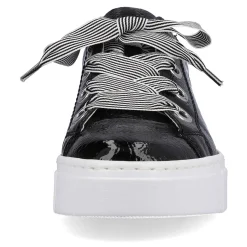 Rieker Women'S Sneaker Low Glossy Black
