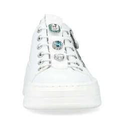 Rieker Women'S Sneaker Low Ice White