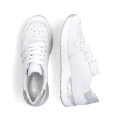 Rieker Women'S Sneaker Low Ice White