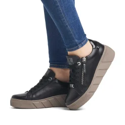Rieker Women'S Sneaker Low Urban Black