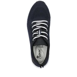 Rieker Women'S Sneaker Low Steel Blue